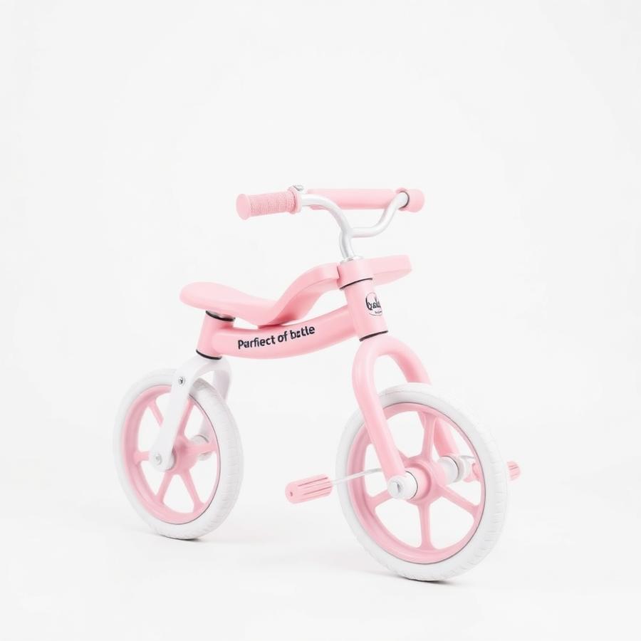 Pastel Pink Balance Tricycle